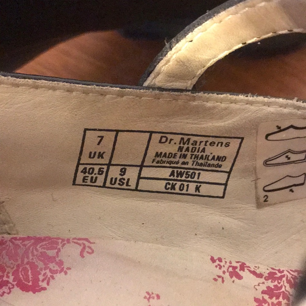 RARE Dr Martens Nadia Three Strap high heels US 9 - Picture 7 of 8